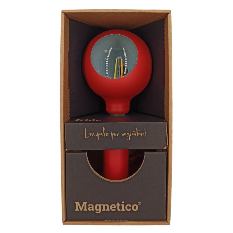 Lampe de chevet magnétique - filotto - iride - rougeampe de chevet mag