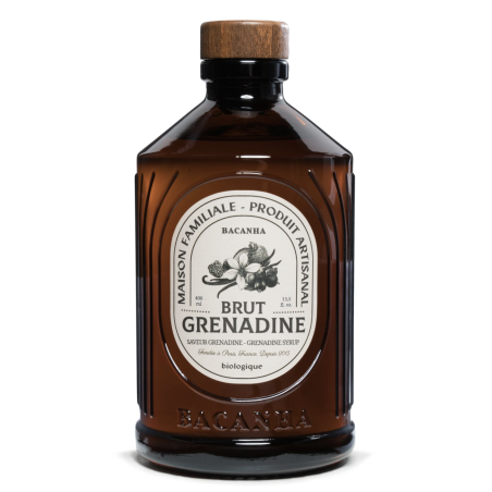 SIROP BRUT BIO 400ML - BACANHA - GRENADINE