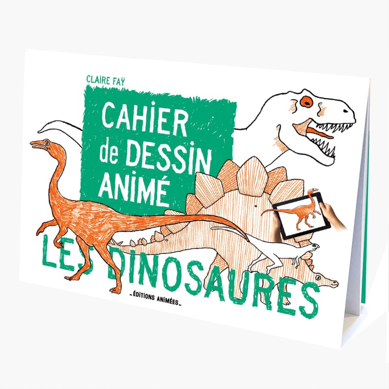 Cahier coloriage - ed animees - cahier dessin anime dinosaures