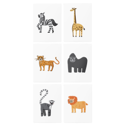 TATOUAGE ÉPHÉMÈRE - TATT ON ME - AR SET AFRICAN ANIMALS