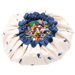 SAC DE RANGEMENT - TAPIS - PLAY & GO - BALEINE