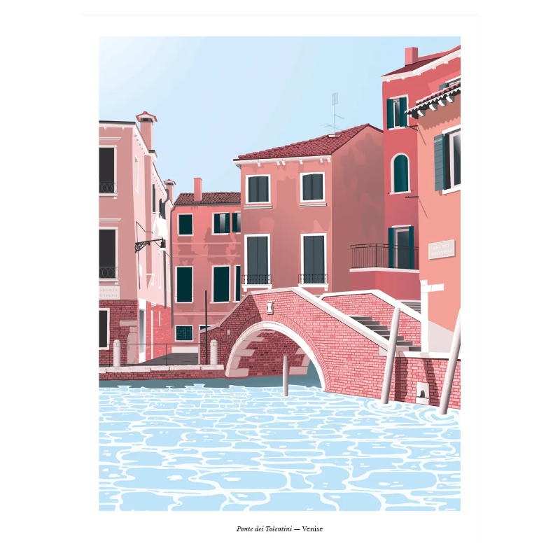 Affiche 50x70 - josepha - ponte dei tolentini - veniseffiche 50x70 - j