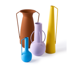VASE - POLSPOTTEN - ROMAN MORNING - JAUNE - GRAND 1 ANSE