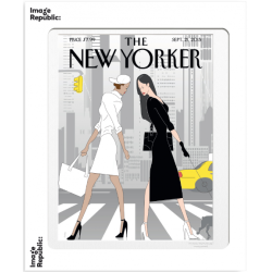 Affiche 30x40cm - image republic - the new yorker 83 foley black white